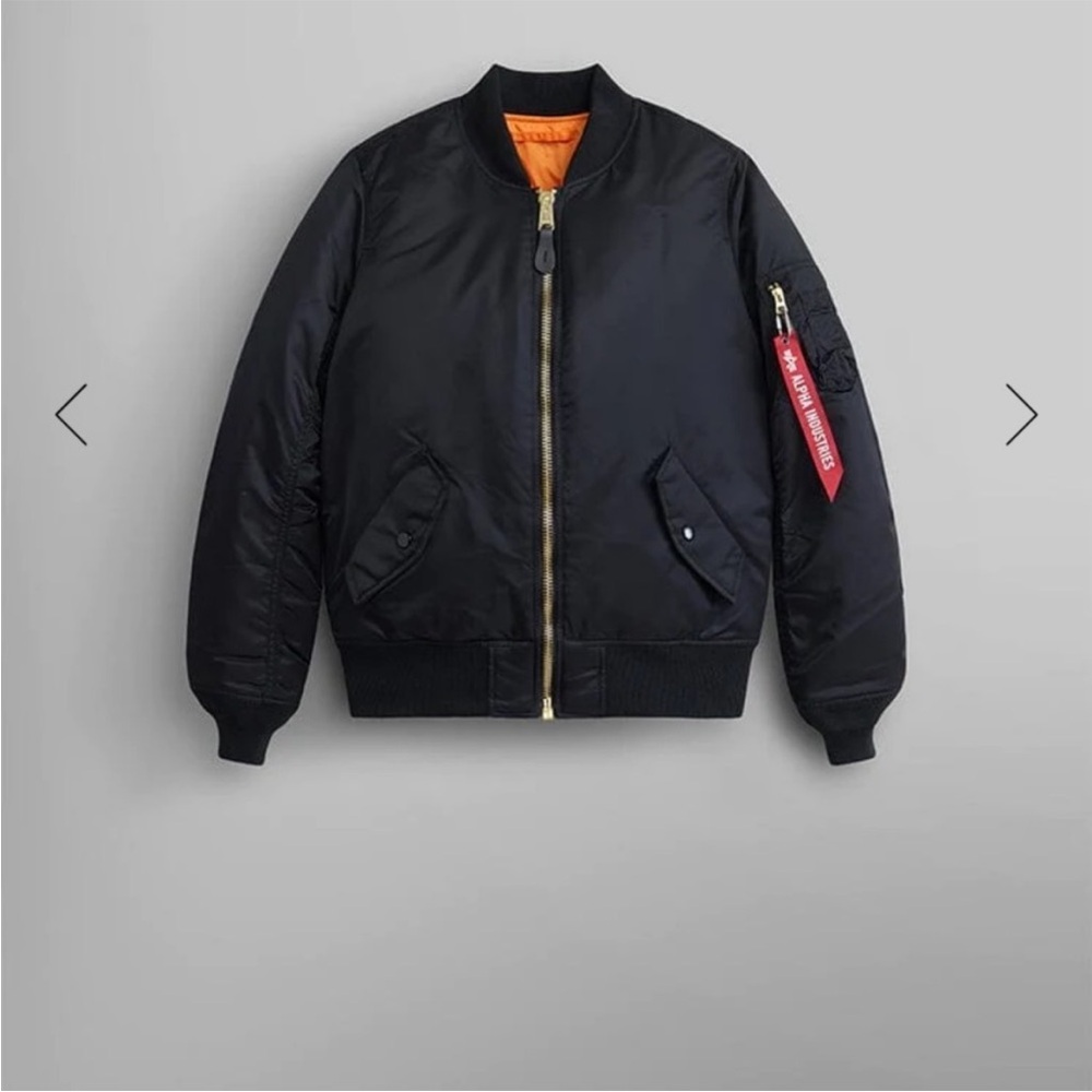 Alpha Industries Bomber Jacket Size S - Picture 5 of 13